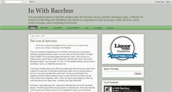 Desktop Screenshot of inwithbacchus.com